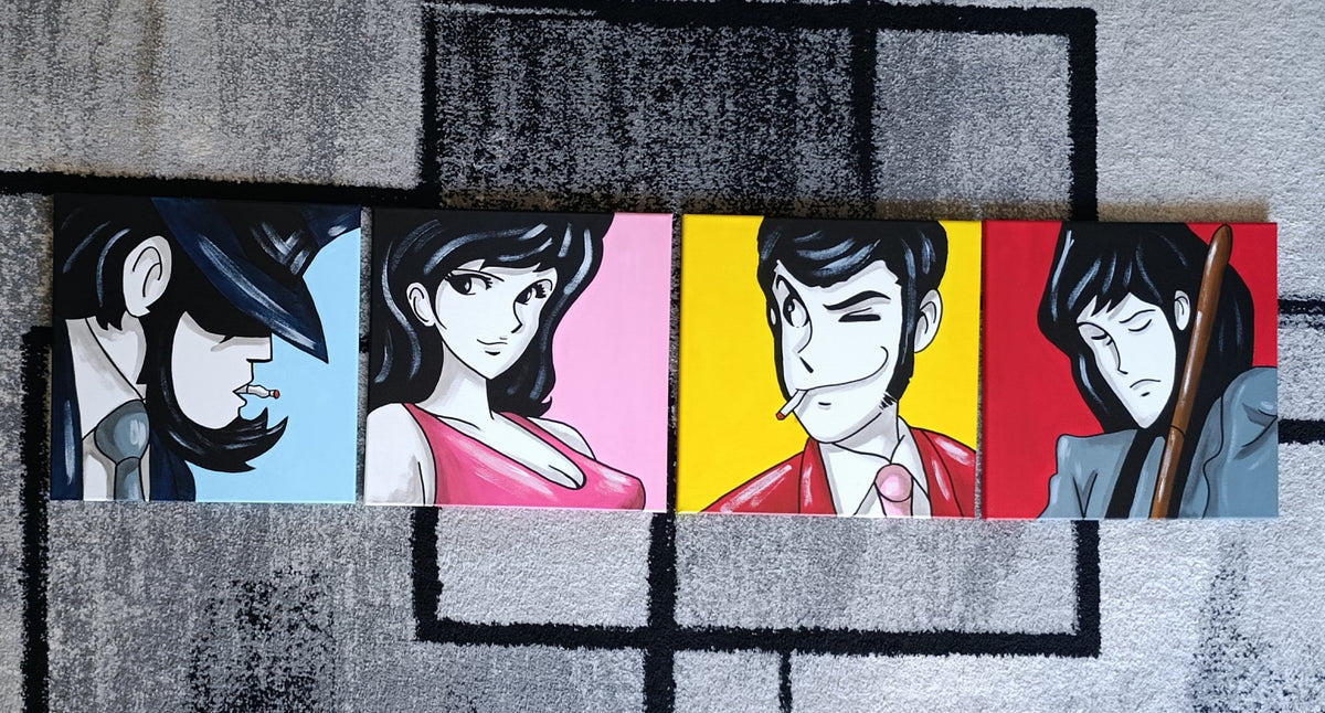 Jigen, Fujiko, Lupin e Goemon