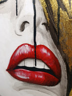 Lips and Gold
