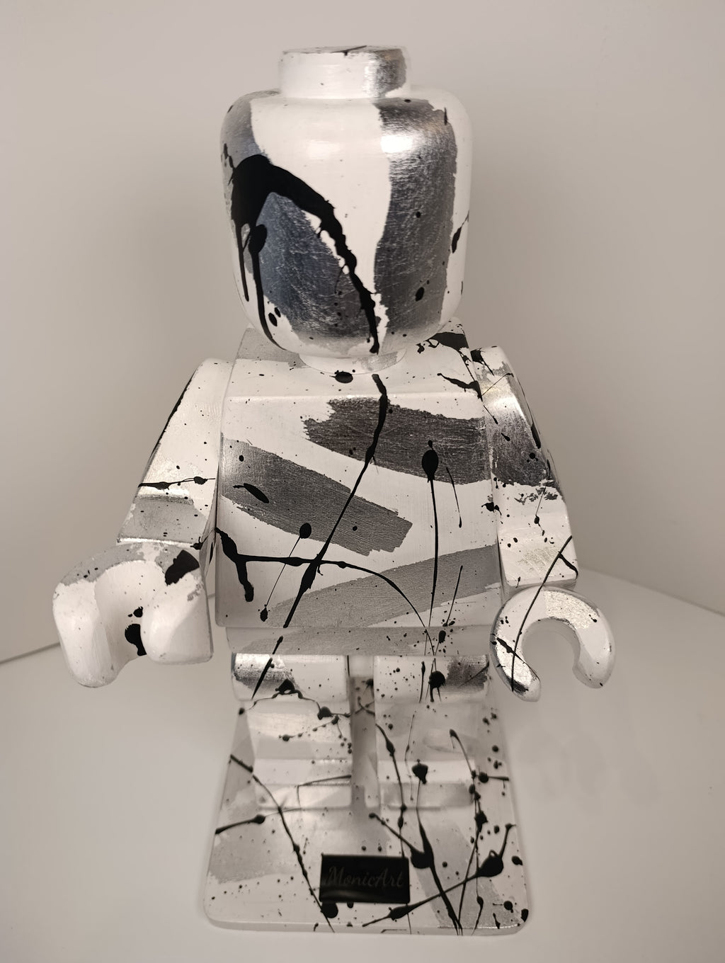 White and silver