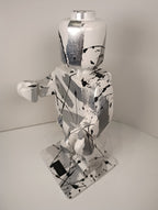 White and silver