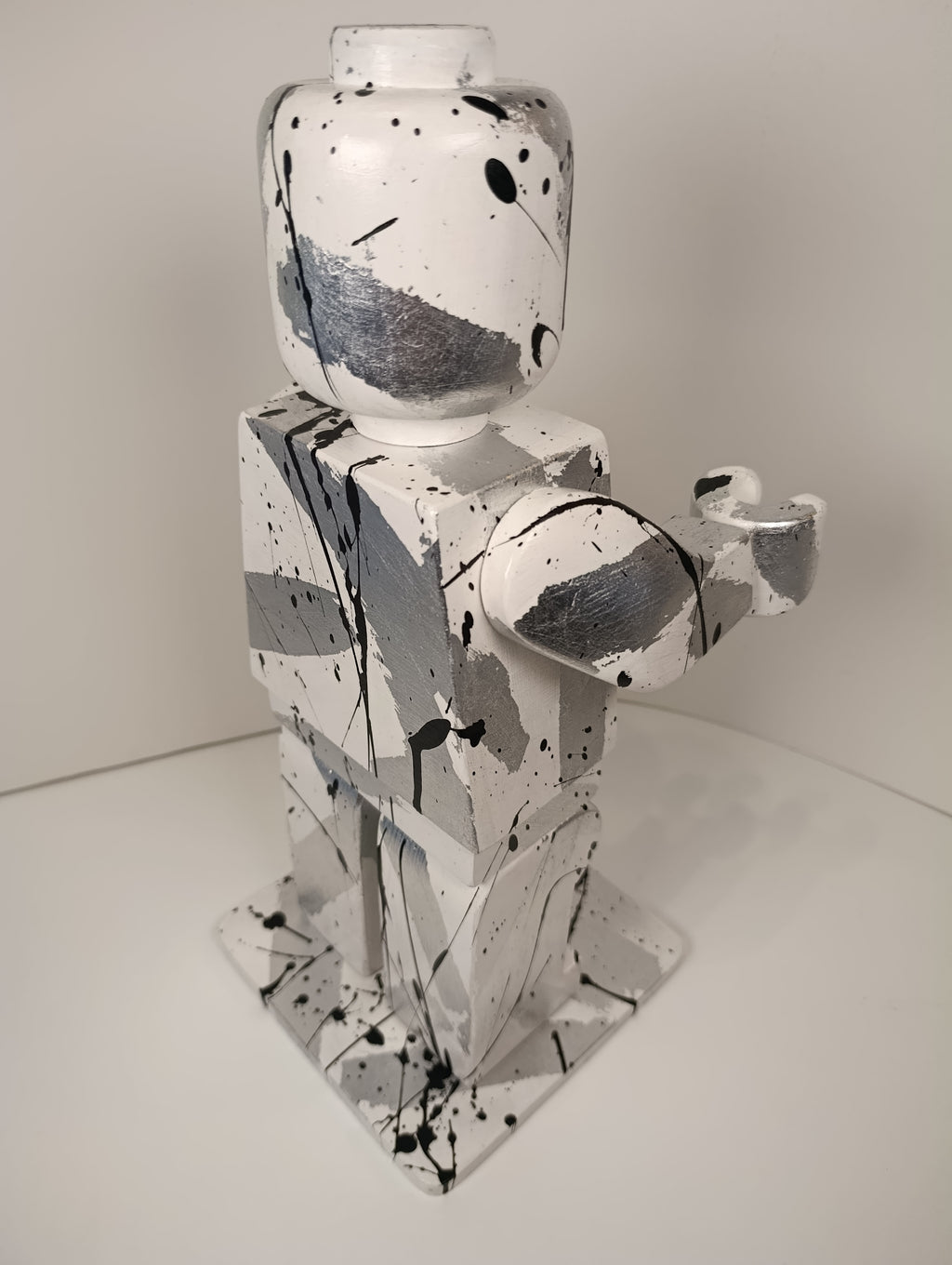White and silver