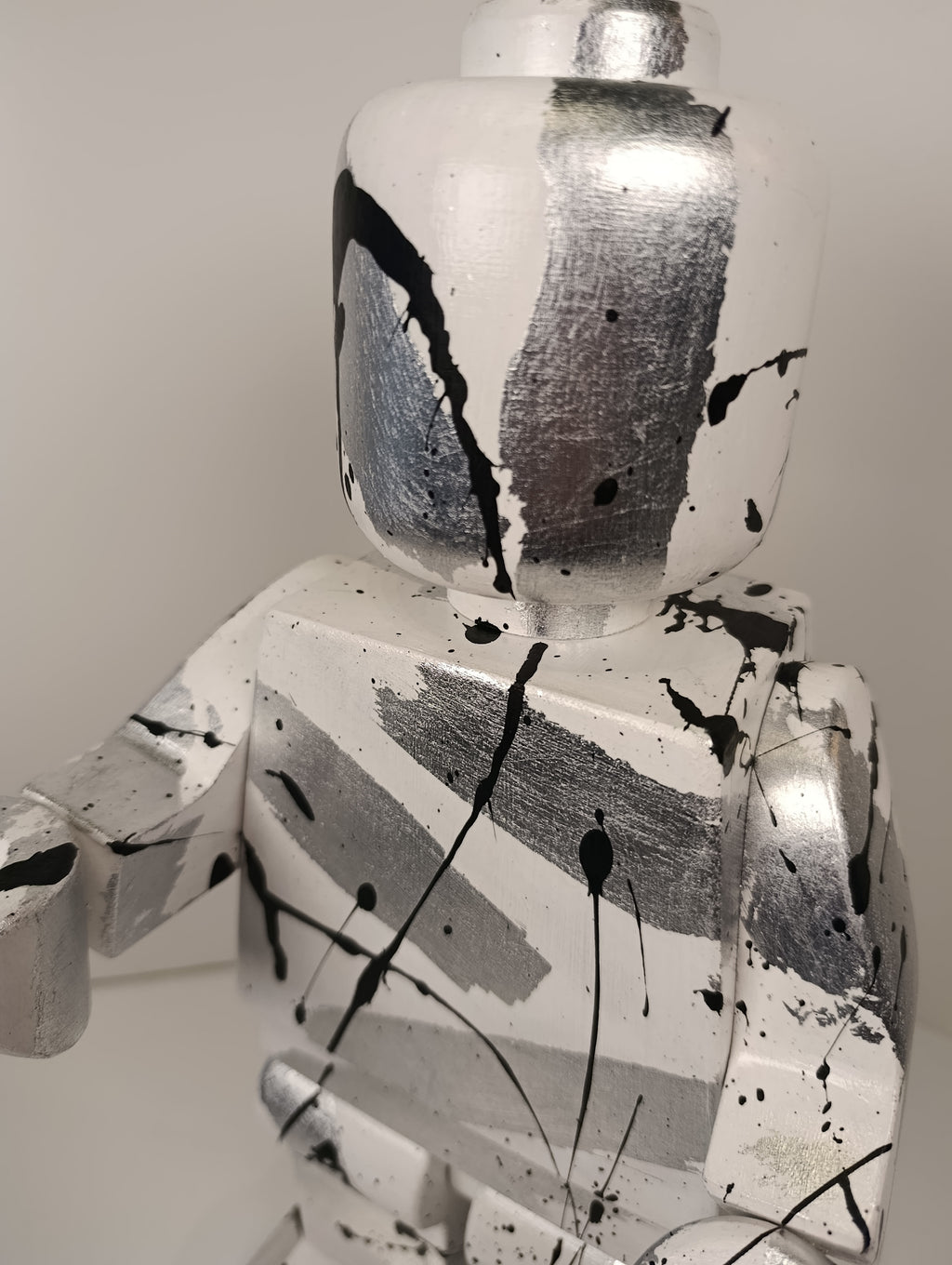 White and silver